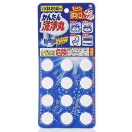 【日本直郵】KOBAYASHI小林製藥 多功能強力下水道清洗丸 無香 12枚入