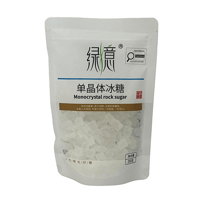 Sucre candi monocristallin 12,35 oz Pur et sucré Cristaux uniformes