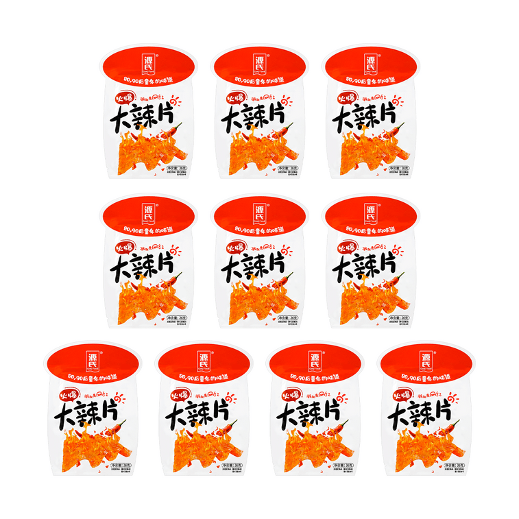 GENJI  Extra Hot Spicy Beancurd Slice 26g*10【Value Pack】 3