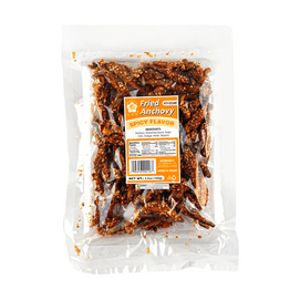 泰國BELL&FLOWER花鐘牌 香炸芝麻鳳尾魚 辣味 100g【宵夜下酒菜】