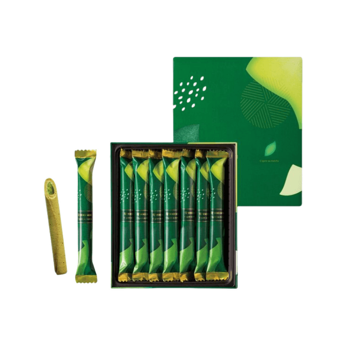 【日本直邮】 日本 Yoku Moku 初夏限定 抹茶雪茄蛋卷 14支装
