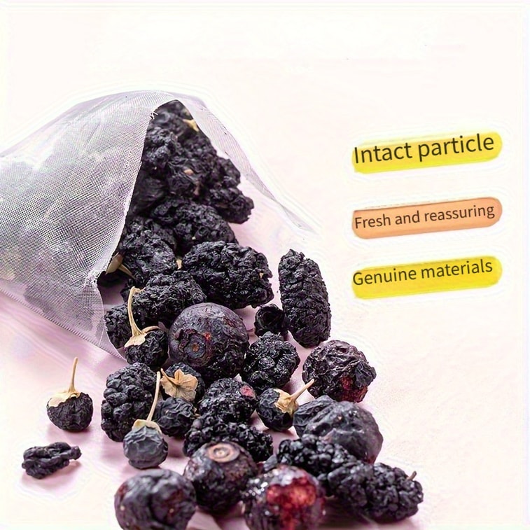 【Expédition directe du Canada】 Thé de myrtille, mûre et lyciet noir Sifanda 100g (5g x 20 sachets) - Une tasse pour une dose complète d'anthocyanes, thé revitalisant pour les noctambules, cadeau de fête, sachet de thé mélangé, thé aux fruits colorés, délicieux glacé. 3