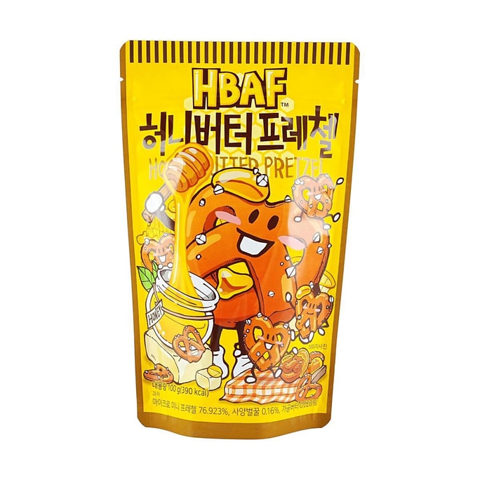 韩国HBAF芭蜂 蜂蜜黄油脆饼 烤面包干 100g