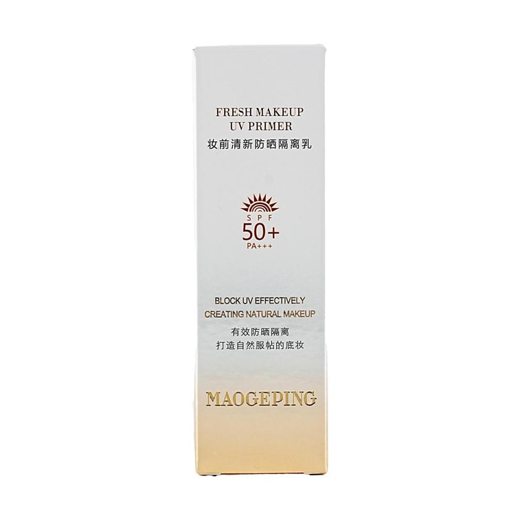 MAOGEPING毛戈平MGP 妝前清新防曬隔離乳 清透持妝服帖打底妝前乳 SPF50+ / PA+++ 30ml 清爽不油膩 7