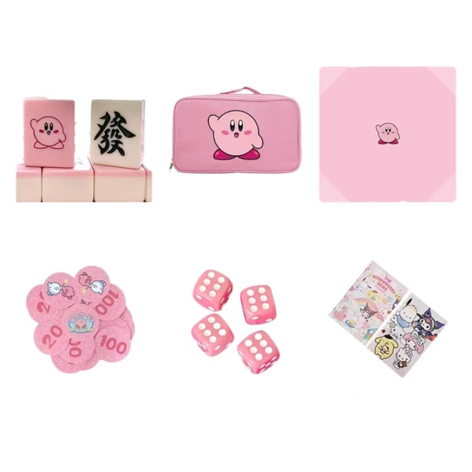 Chinese Mahjong Kirby's Cartoon Family/Party Set 1 Set