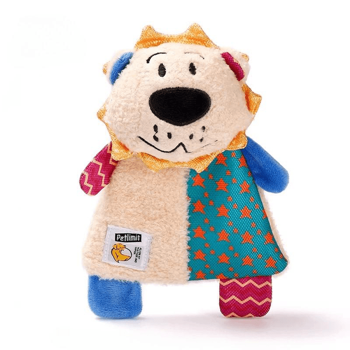 [중국 직배송] 펫리밋 강아지 장난감 (소리 기능 포함) - 강아지, 코기, 비숑, 이갈이 및 물기 방지용 - 사자 크기 27cm*1개