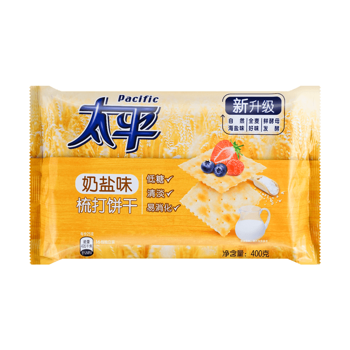 太平 梳打饼干 香葱味 400g