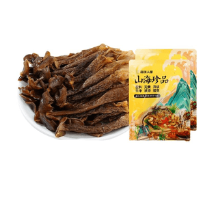 【China Direct Mail】Pinweirenjia Original Velvet Mushroom No-Soak Non-Dried Cooking Soup Crispy Mushroom, 2 Bags 400g