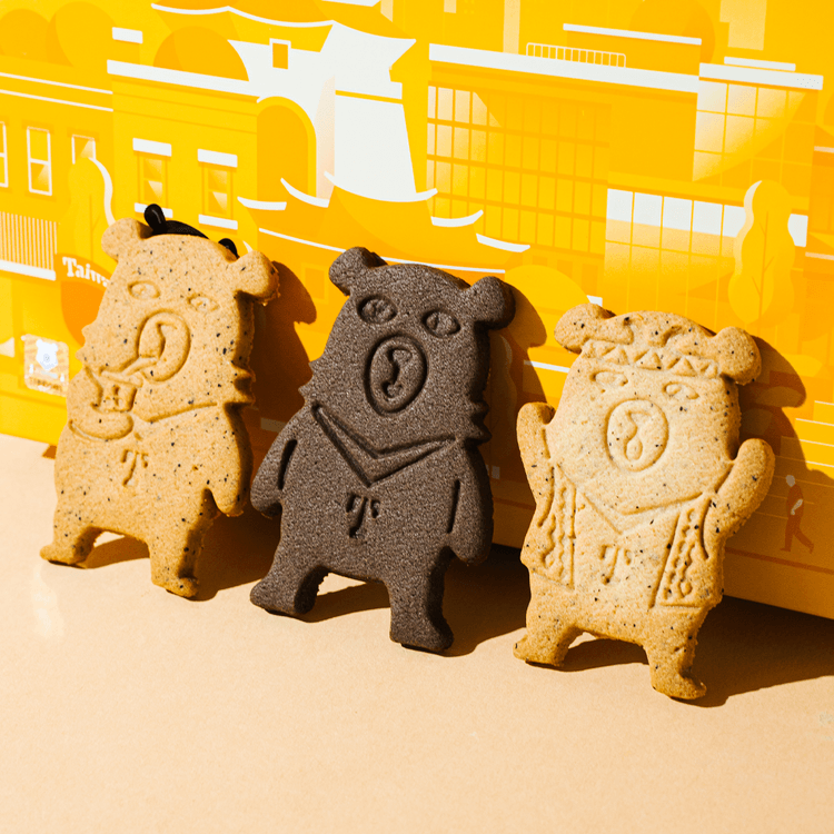 Kuo Yuan Ye OhBear クッキーボックス 24 個 264g【台湾お土産