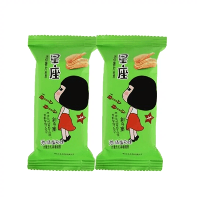 【中国直邮】董小姐薯片星座网红爆款休闲零食 番茄味6包