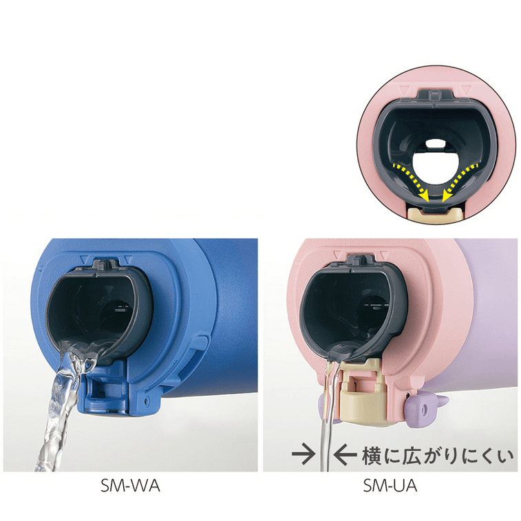 ZOJIRUSHI Stainless Bottle Seamless Sen SM UA48 PZ Cherry Pink 480mll 1 pc 5