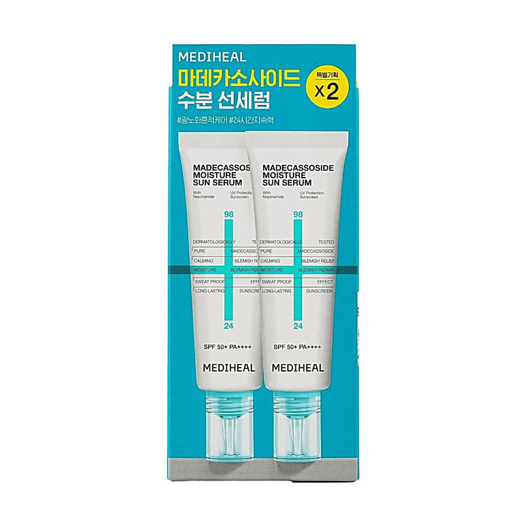 Madecassoside Moisture Sun Serum SPF 50+ Pa++++, 50g*2 9