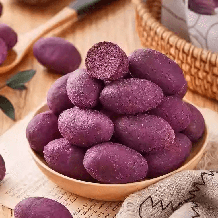 三只松鼠 紫薯仔100g香甜软糯小番薯粗粮小紫薯甘薯解馋休闲零食1袋