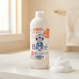 日本KAO花王 BIORE碧柔 泡沫洗手液补充装替换装 水果味 430ml 2024年最新