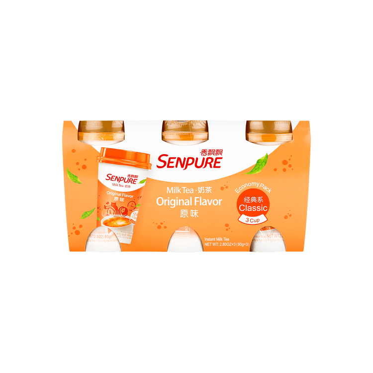 XIANGPIAOPIAO Original Milk Tea - Packaging May Vary, 3 Cups*2.82