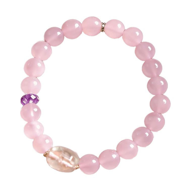 Peach Blossom Abundance Crystal Bracelet Lingyin Blessed for Women 4