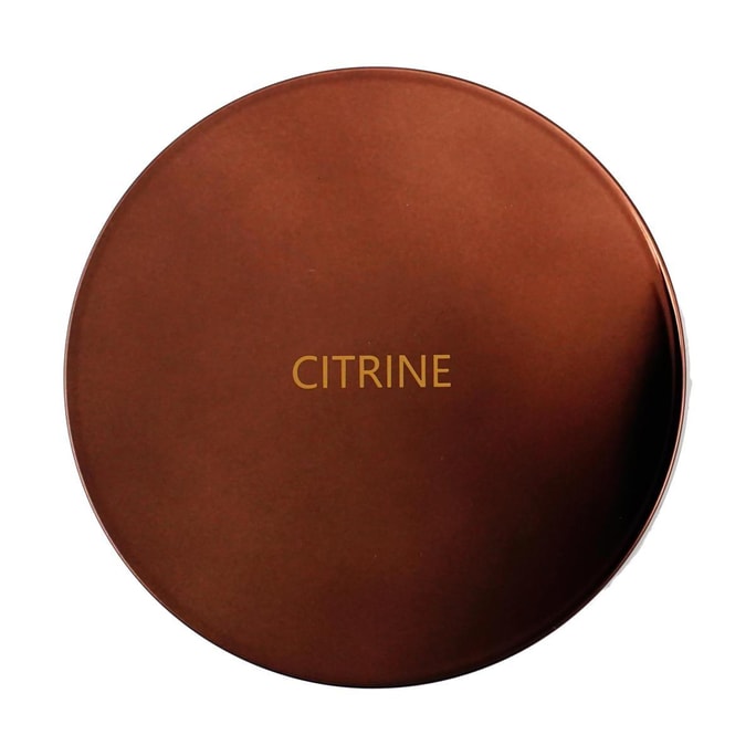Citrine Soft Velvet Setting Powder, #02 Soft Skin Color, Sheer Coverage & Imperfection-Blurring - Medium/Warm Undertones