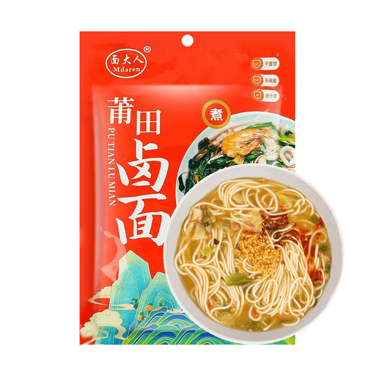 面大人 莆田滷麵 186g【正宗勁道鹼水面條】【福建特色 料足味美】 6