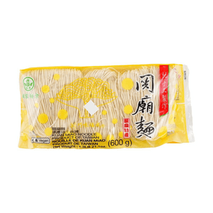 台湾福成 关庙面 手工制作细面条 600g【纯素】