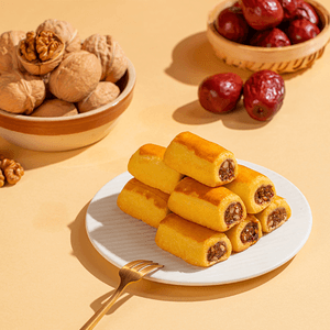 鲍师傅 枣泥软酥 传统老式点心 18枚 360g【全美超低价】【酸甜软糯 神仙糕点】【新鲜短保】【亚米独家】