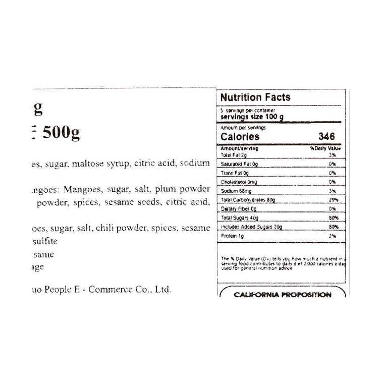 Thick-Cut Dried Mango, Original+Salt And Pepper+Spicy Flavor, 17.6 oz 8