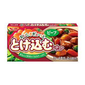 日本S&B 蔬菜牛肉风味调味块 134g【浓郁醇厚】【日式炖菜】