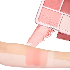 JUDYDOLL橘朵 腮红高光盘腮红膏腮红盘 膨胀哑光高光氛围色脸部 9g #02 元气蜜桃 全皮适用