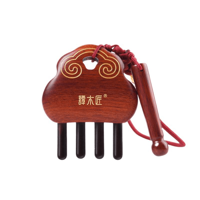 【中國直郵】 譚木匠 新品人生四喜系列稱心如意撥筋棒經絡頭部面部身體美容棒*1件