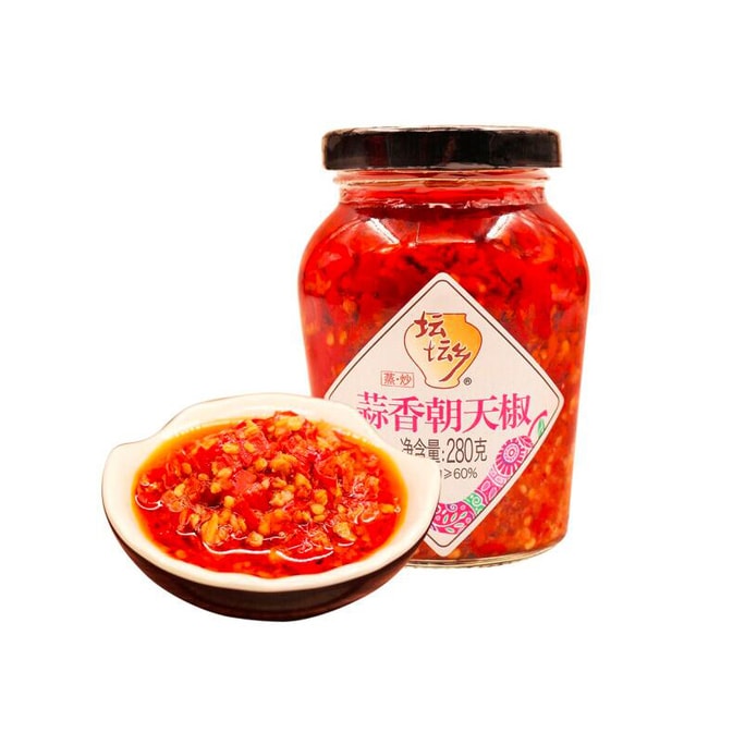 Garlic-Flavored Chaotian Chili Peppers 280g