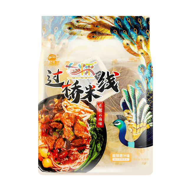 Yunnan-Style Sour and Spicy Flavor Rice Noodles, 8.4 oz