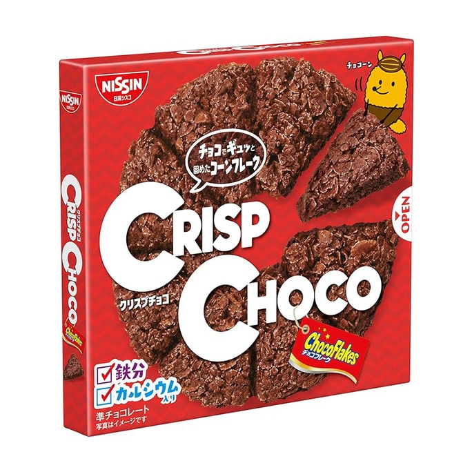 CRISPCHOCO Milk Chocolate Oatmeal Crisps Cocoa Flavor 49g