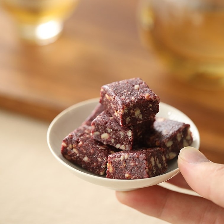 Raspberry Berry Cake with Mulberry, Plum & Cashew, 90g (15 Bags) | Tangy & Nutty, Traditional Chinese Wellness Snack, Replenishing & Strengthening, Afternoon Tea Delight 3