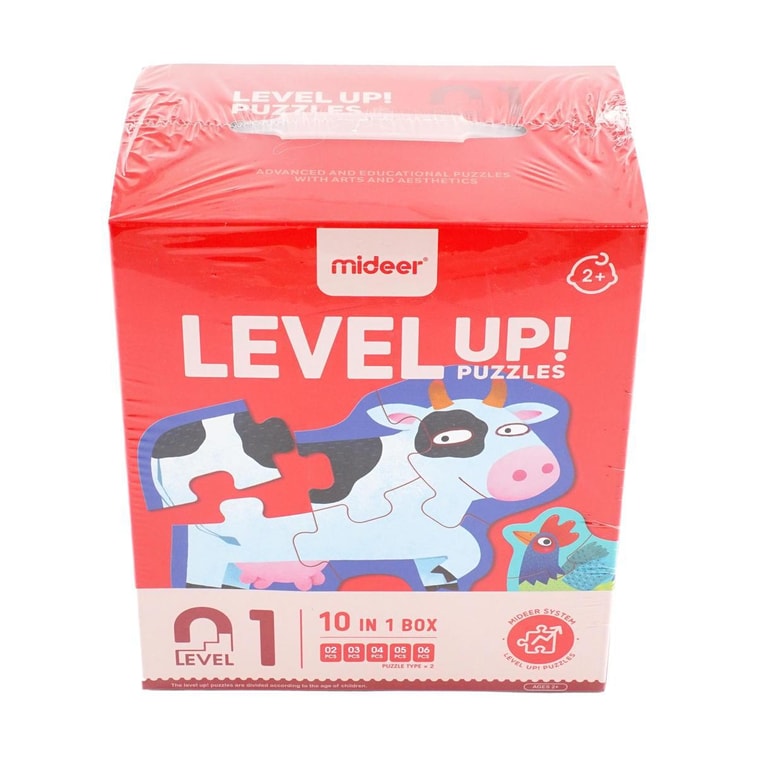 MIDEER彌鹿 兒童拼圖 大塊拼圖玩具 寶寶啟蒙益智玩具 1階簡單動物 建議1~2歲寶寶 8