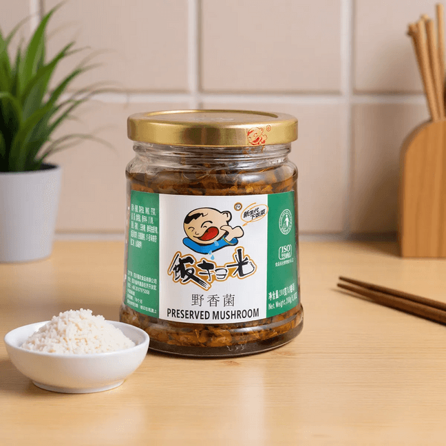 饭扫光 野香菌 香辣爽口榨菜下饭菜 280g