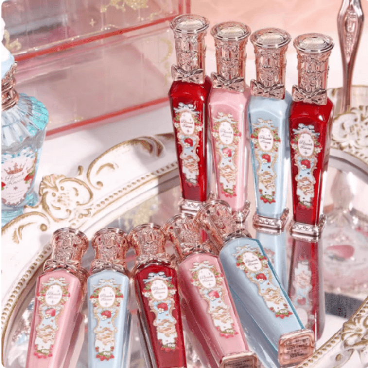 フラワーノウズ ストロベリーロココシリーズ クラウドリップクリーム、リップグロス、リップティント、口紅 - 軽いつけ心地、長持ち、マット仕上げ、3.5ml (#S03 ミルクモカ) 4