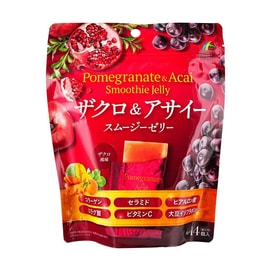 日本UNIMAT RIKEN 石榴巴西莓冰沙果冻 0 脂肪低热量 休闲零食健康代餐 10g×14个