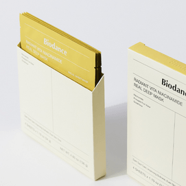 Radiant Vita Niacinamide Deep Mask, 1.2 oz x 4ea - Dark Spot Care, Improve Dullness, Even Skin Tone【No Filter Skin】
