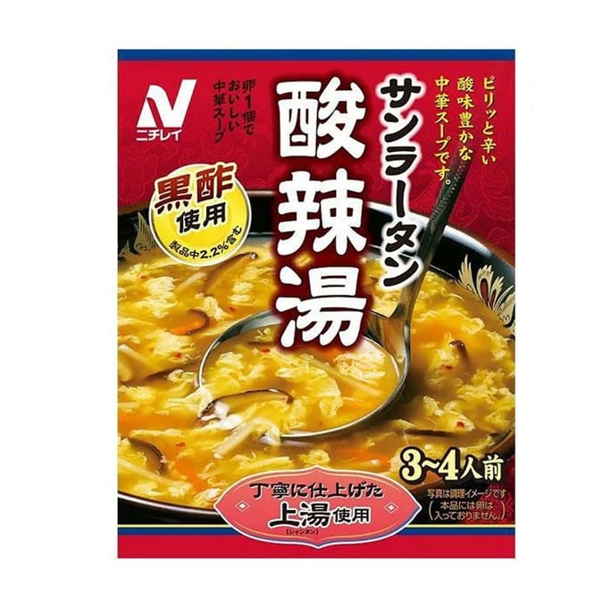 日本ニチレイ インスタント酸辣湯 怠け者に欠かせないインスタントスープ 3~4人分 180g