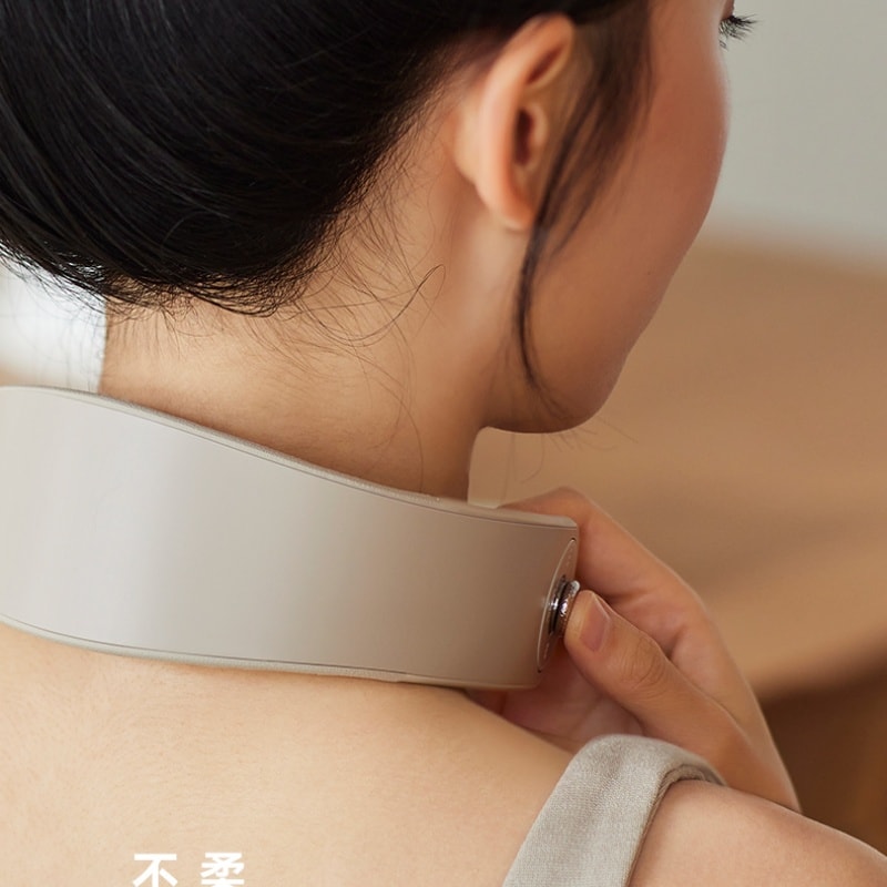 【中国直邮】 OLAYKS 颈椎按摩器肩颈按摩仪热敷脖子脉冲颈部按摩仪护颈仪 一个装