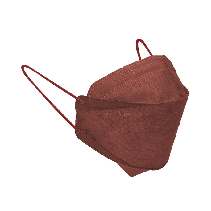 EYL'S Adult Face Mask (Burgundy wine red) 48g 10pcs