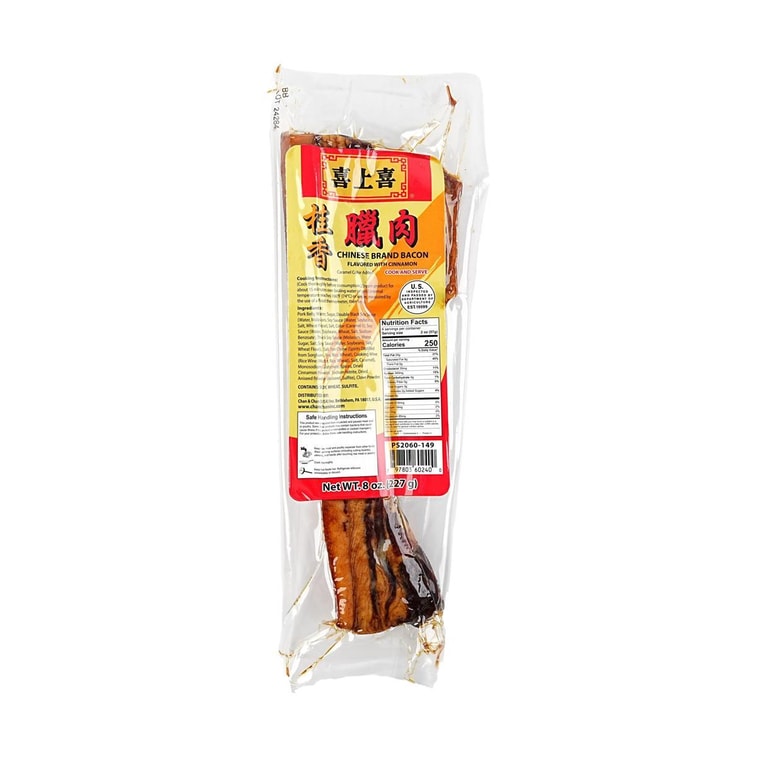 シナモン風味の中国ブランドベーコン 8 oz 4