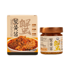 Tianji Crab Roe Sauce With Clarified Butter, Delicious Seasoning For Rice, Original Crab Paste For Mixing With Rice Or Noodles, Ready-to-Eat, 105g*1 Box