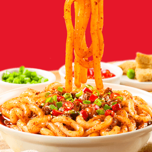 田小花 0脂肪肥汁土豆粉 拌粉 红油味 271g【一人食美味】