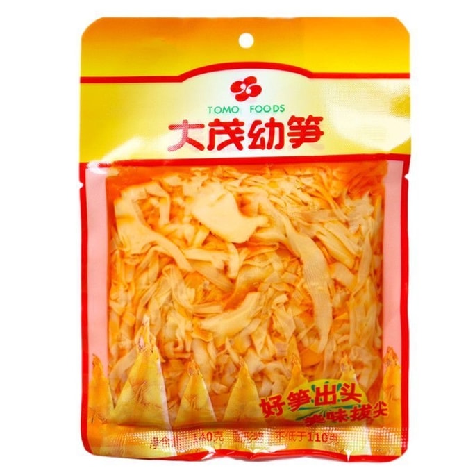 Damao Young Bamboo Shoots 140g, Side Dish for Meals, Crispy Bamboo Shoot Pickles, Ready to Eat