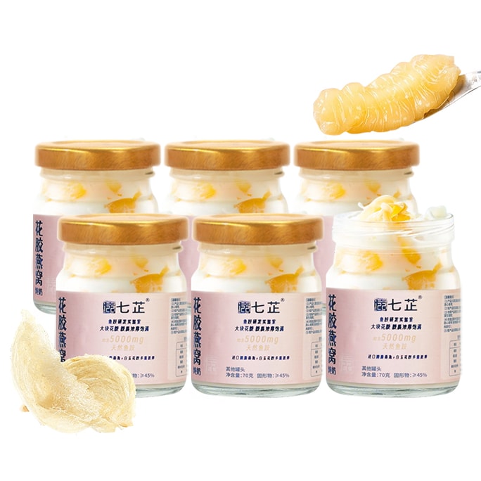 Fish Maw Bird Nest Stewed Milk 70g*6bottles