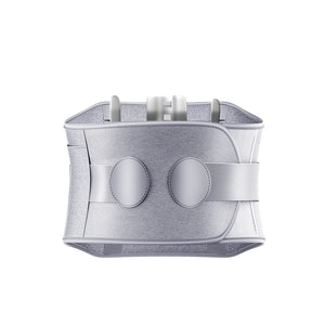 Lumbar Massager Warming Hot Compress Lumbar Protector Belt Heat Kneading Wireless Lumbar Gray