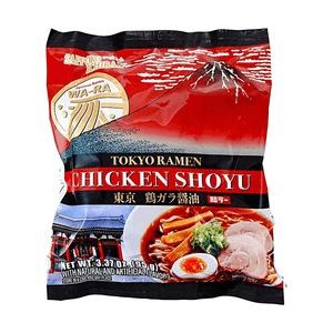 Product: WA-RA Tokyo Chicken Shoyu Ramen, 3.37 oz【Rich Tokyo-Style Chicken Broth】