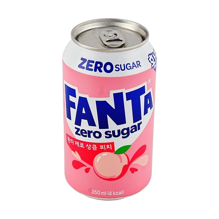 환타 제로 슈가 프레쉬 피치 플레이버 소다 11.83 fl oz 3