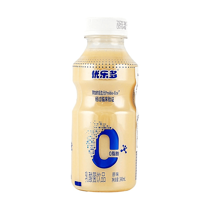 優樂多 乳酸菌飲品 原味 340ml【0脂】【添加後生元】