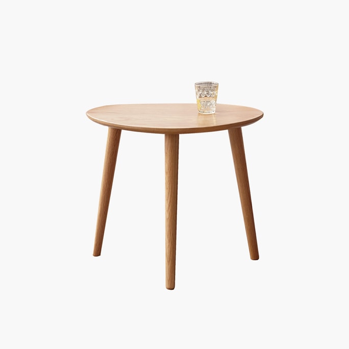 Fancyarn Solid Wood Side Table Like a goose warm stone shape with o.65m
